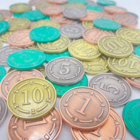 メタルりばコイン(1金＝銅色×10枚セット)
