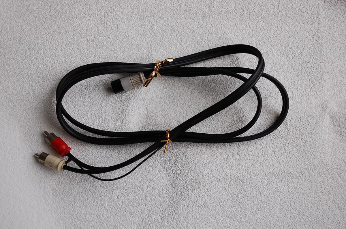 DENON 5 DINトーンアームフォノケーブル 長さ118cm | crest..anal