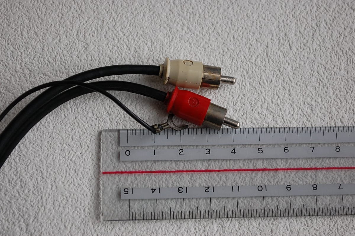 DENON 5 DINトーンアームフォノケーブル 長さ118cm | crest..anal