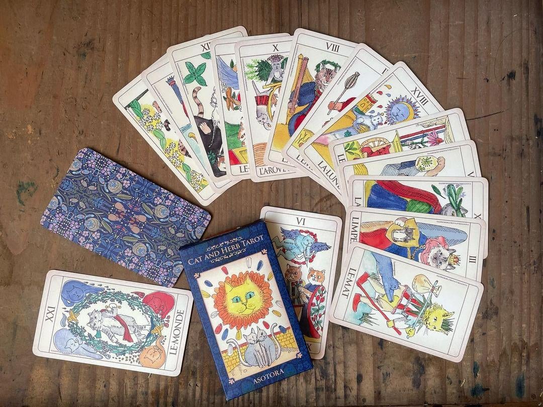 森本ナオコ】CAT AND HERB TAROT（070-3） | ワト舎