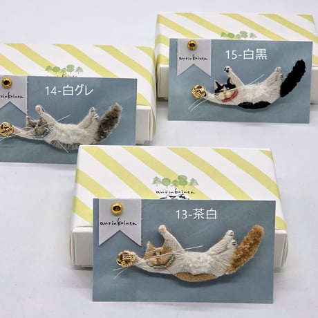※再値下げ※LOISIRねこブローチ アーティストコラボ】LOISIR×TORANEKOBONBONネコブローチ