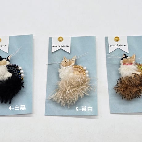※再値下げ※LOISIRねこブローチ アーティストコラボ】LOISIR×TORANEKOBONBONネコブローチ
