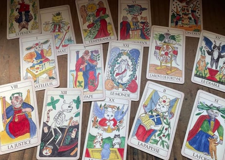 【森本ナオコ】CAT AND HERB TAROT（070-3）