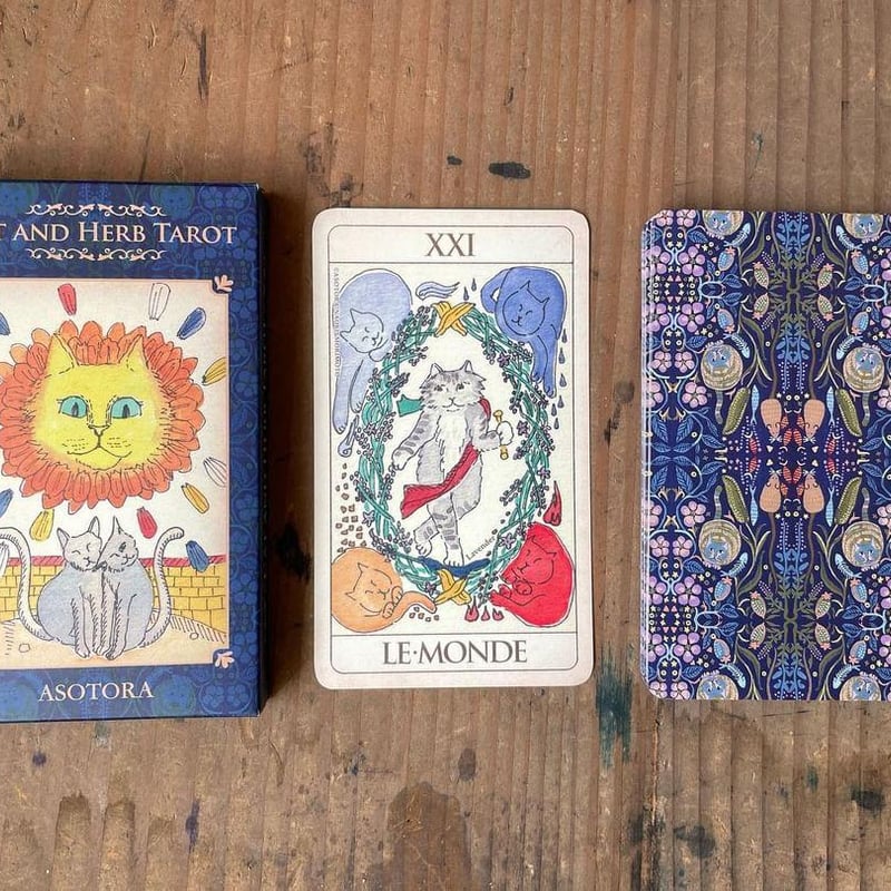 森本ナオコ】CAT AND HERB TAROT（070-3） | ワト舎