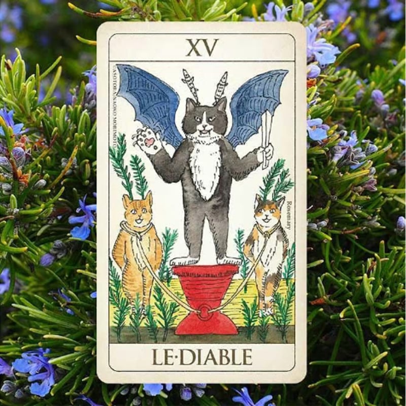 森本ナオコ】CAT AND HERB TAROT（070-3） | ワト舎