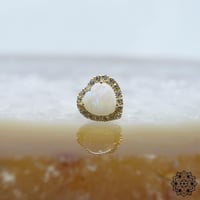 Heart Altura-18K(YG)/White Opal