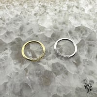 7 Gem Blaze Ring-18K(YG)(WG) /CZ