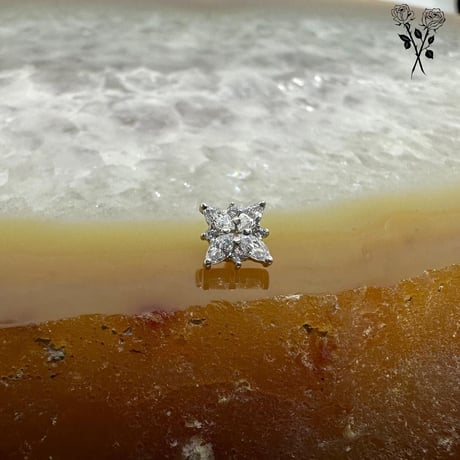 Mini Pleades-18K(YG)(WG)/CZ