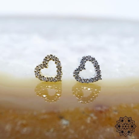 Micro Pave Outline-18K&14K(YG)(WG)/CZ