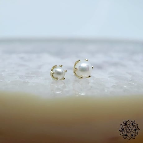 Bead Prong4mm-18K(YG)14K(RG)(WG)/Pearl