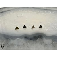 Triangle end(High polish)&(Hammer)-14K(YG)(WG)