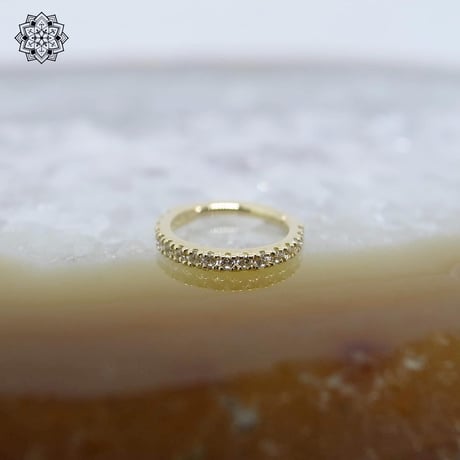 Telesto-18K(YG)(WG) /CZ-内径5/16”(8mm)
