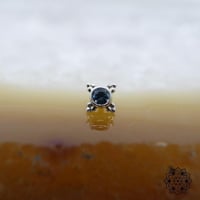 Mini Kandy(5mm)-18K(WG)/London Blue Topaz(AA)