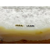 Pyramid strip-18K(YG)(WG)