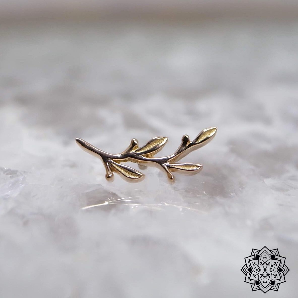 Amity(L)Small-18K | GLASS BODY JEWELRY