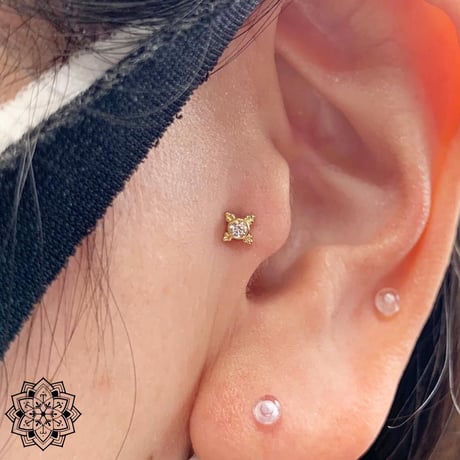 Mini Kandy(5mm)-18K(WG)/London Blue Topaz(AA)