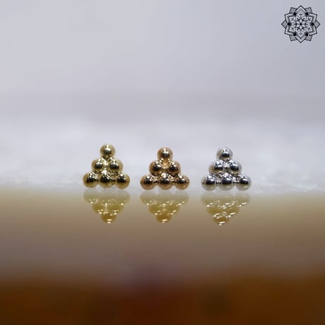 6 Beads Triangle-18K