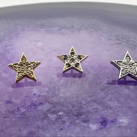 Micro Pave Star-18K&14K(YG)(WG)