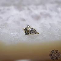 Sarai Pear-18K(YG)(WG)/CZ