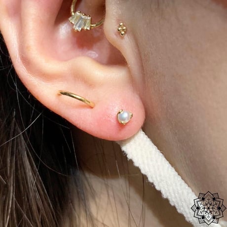 Bead Prong2.5mm-14K(YG)18K(RG)(WG)/Pearl