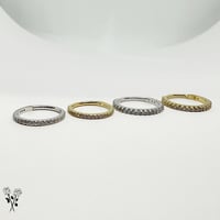 Telesto-18K(YG)(WG) /CZ-内径7/16”(11mm)