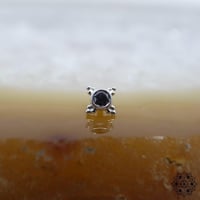 Mini Kandy(5mm)-18K(WG)/BLACK DIAMOND