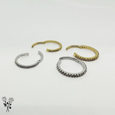 Telesto-18K(YG)(WG) /CZ-内径7/16”(11mm)
