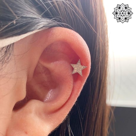 Micro Pave Star-18K&14K(YG)(WG)