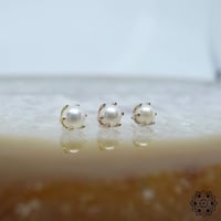 Bead Prong4mm-18K(YG)14K(RG)(WG)/Pearl