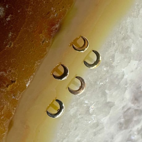 Moon(3mm)&(3.5mm)-14K(YG)(RG)(WG)
