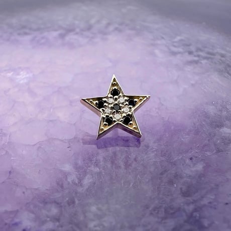 Micro Pave Star-18K&14K(YG)(WG)