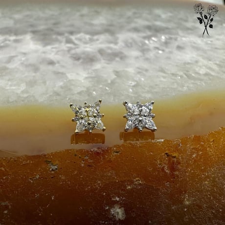 Mini Pleades-18K(YG)(WG)/CZ