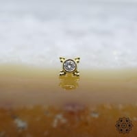 Mini Kandy(5mm)-18K(YG)/DIAMOND(VS)