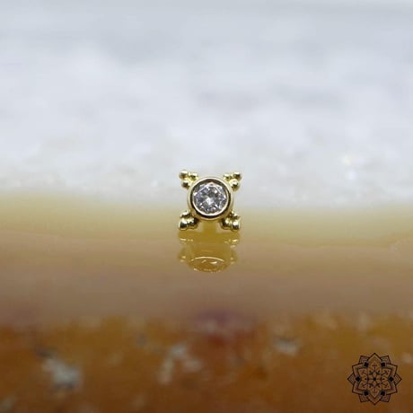 Mini Kandy(5mm)-18K(YG)(WG)/DIAMOND(VS)