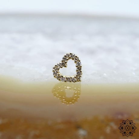 Micro Pave Outline-18K&14K(YG)(WG)/CZ