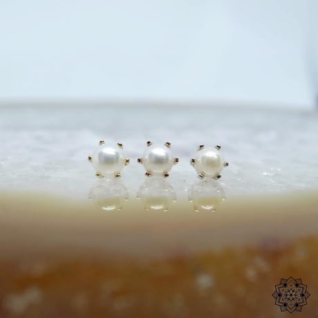 Bead Prong4mm-18K(YG)14K(RG)(WG)/Pearl