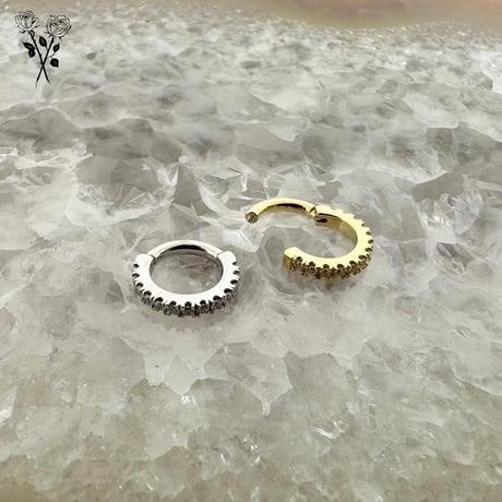 Telesto-18K(YG)(WG) /CZ-内径7/32”(5.6mm)