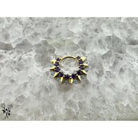 Tara-18K(YG)/ Paraiba Topaz,AMETHYST AA