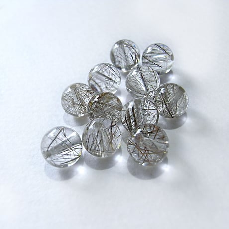 [beads254]シルバールチルクォーツAA 8mm 一個