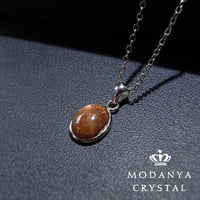 サンストーンA ・オーバル型ペンダントトップ367