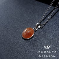 サンストーンA ・オーバル型ペンダントトップ363