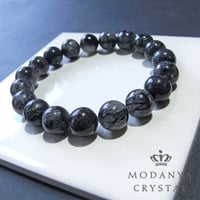 [beads559]トルマリン イン クォーツ10mm ブレスレット 19粒