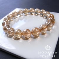[beads554]ゴールデンオーラ10mm ブレスレット 19粒