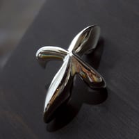 [シルバー925] 12mm丸玉用ペンダントトップ枠（クロス）5