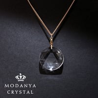 クリスタルガラス（六芒星）（ゴールドカラー）380