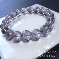 [beads567]ライトカラーアメジスト10mm ブレスレット 19粒