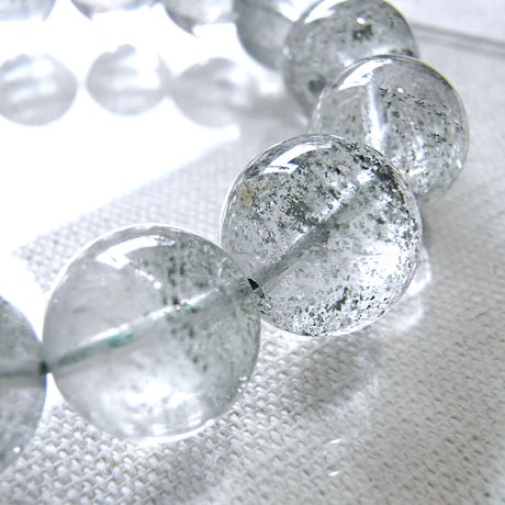 グリーンファントム14.5mm ブレスレット 15粒