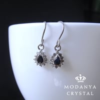 サファイア＆ジルコニア・ピアス1