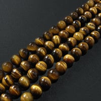 タイガーアイAA++ 8mm 一連約38cm
