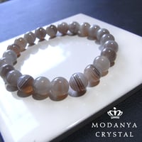 [beads572]ボツワナアゲート8.5mm ブレスレット 23粒